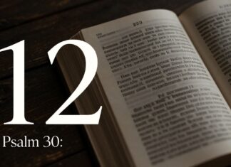 El Salmo 30: 12 versos de alabanza y gratitud