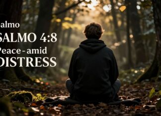 Salmo 4:8 destaca la paz en medio de la angustia