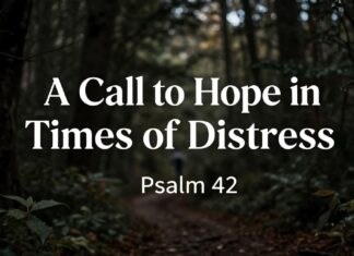 El Salmo 42: Un llamado a la esperanza en tiempos de angustia