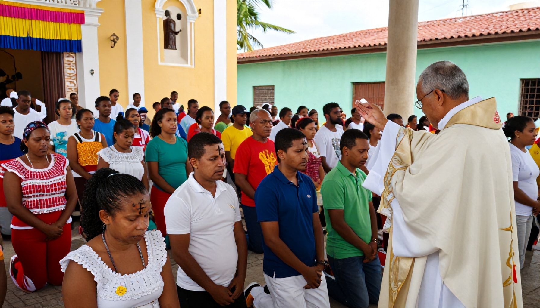 Comienzan las celebraciones del Miércoles de Ceniza 2024 en República Dominicana 1 Tradición católica en República Dominicana