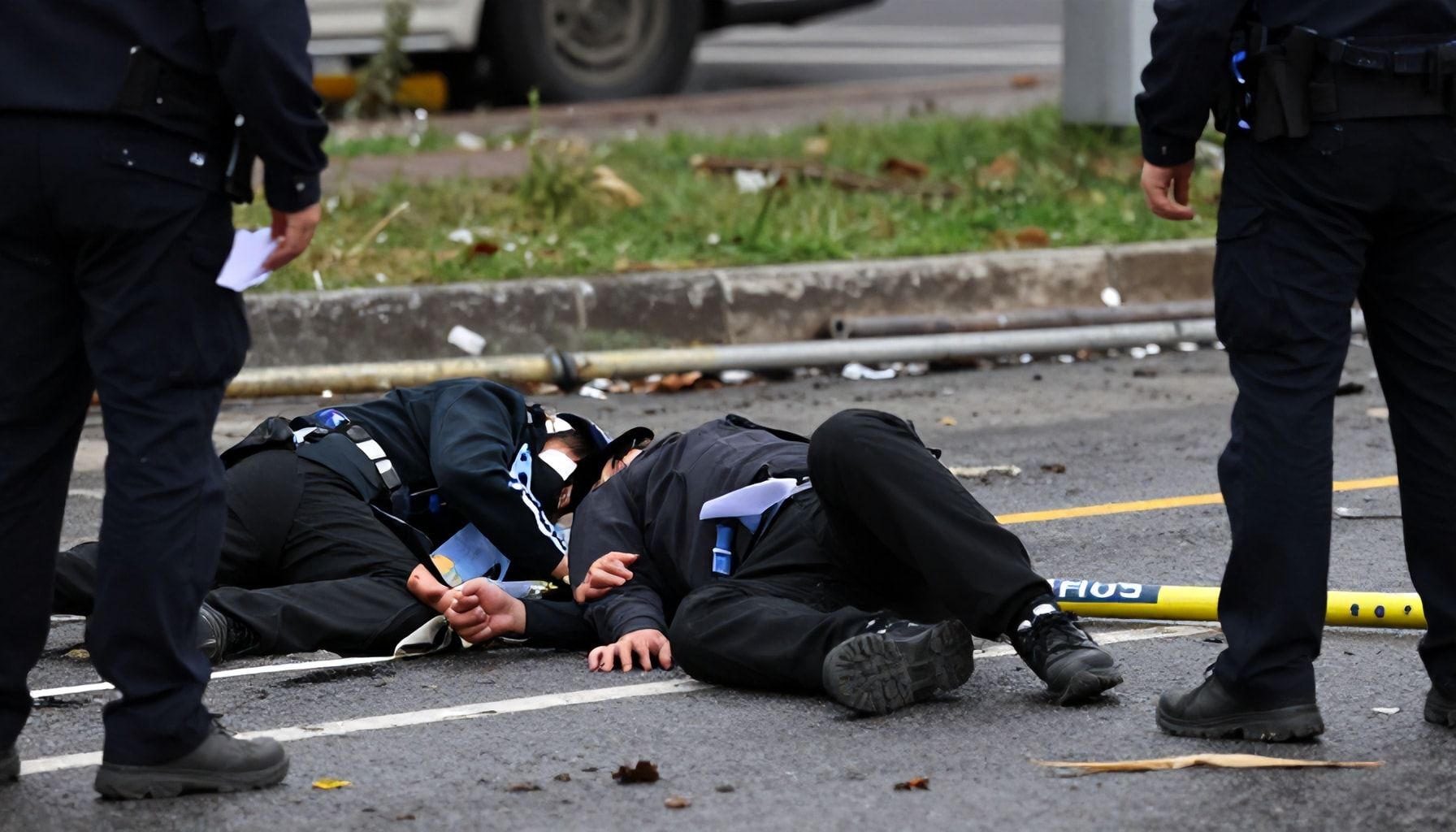 Tres personas resultaron heridas en el incidente