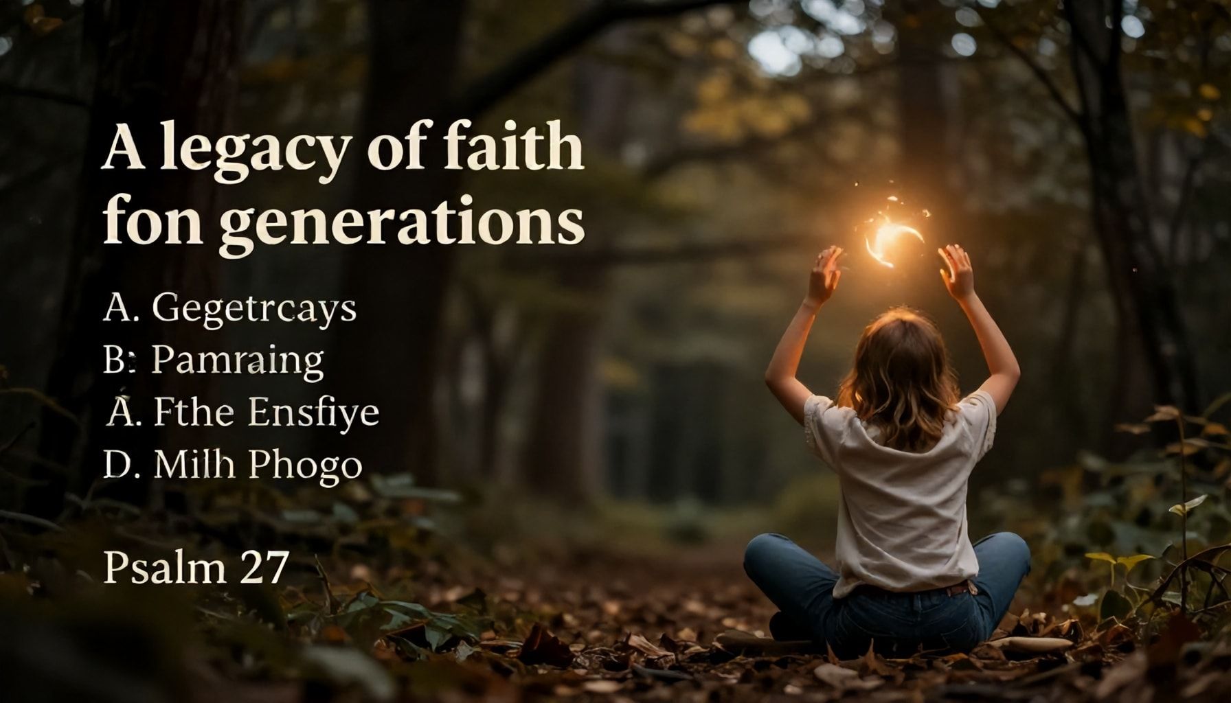 Un legado de fe para las generaciones