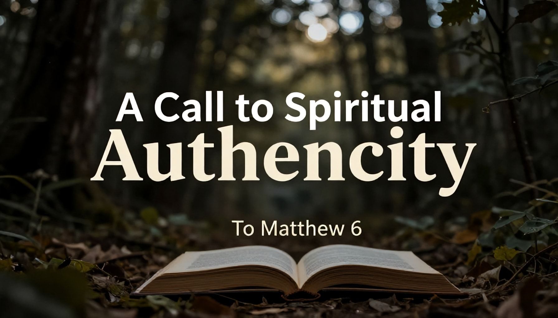 Un llamado a la autenticidad espiritual