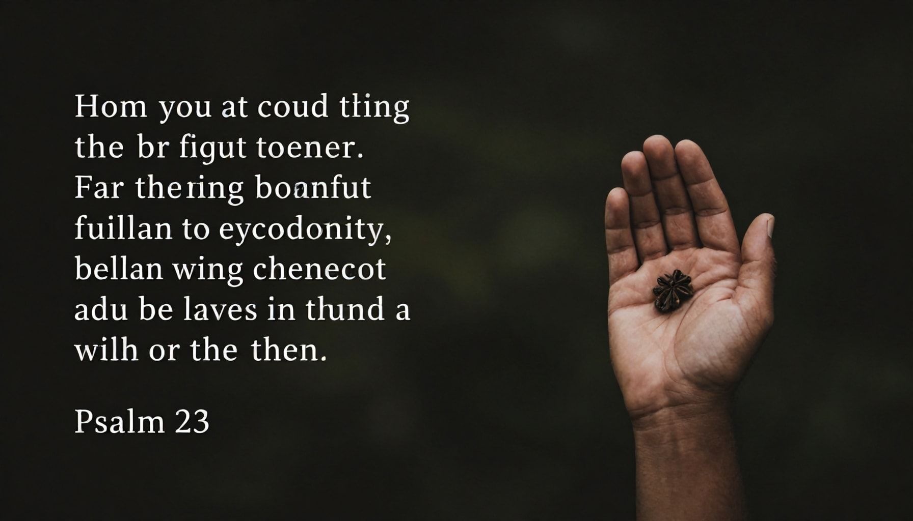 Versículos clave del Salmo 23