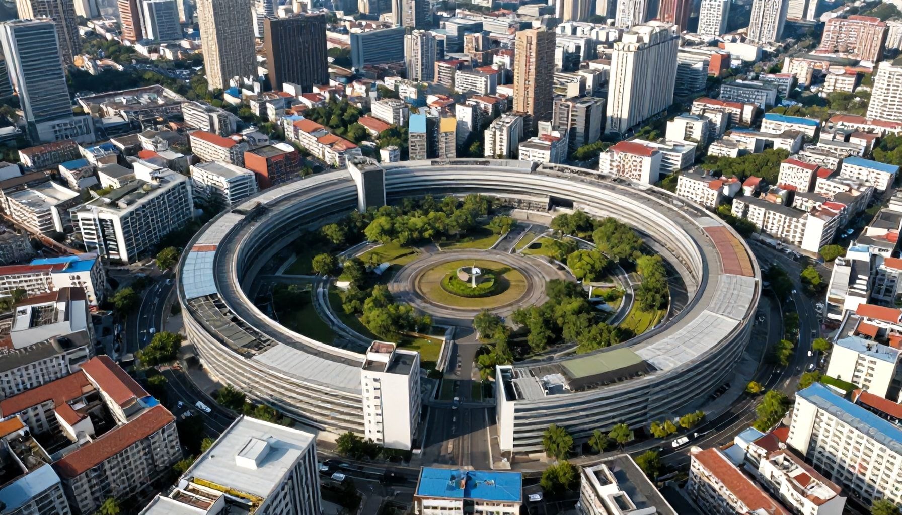 Vida cotidiana en la ciudad circular