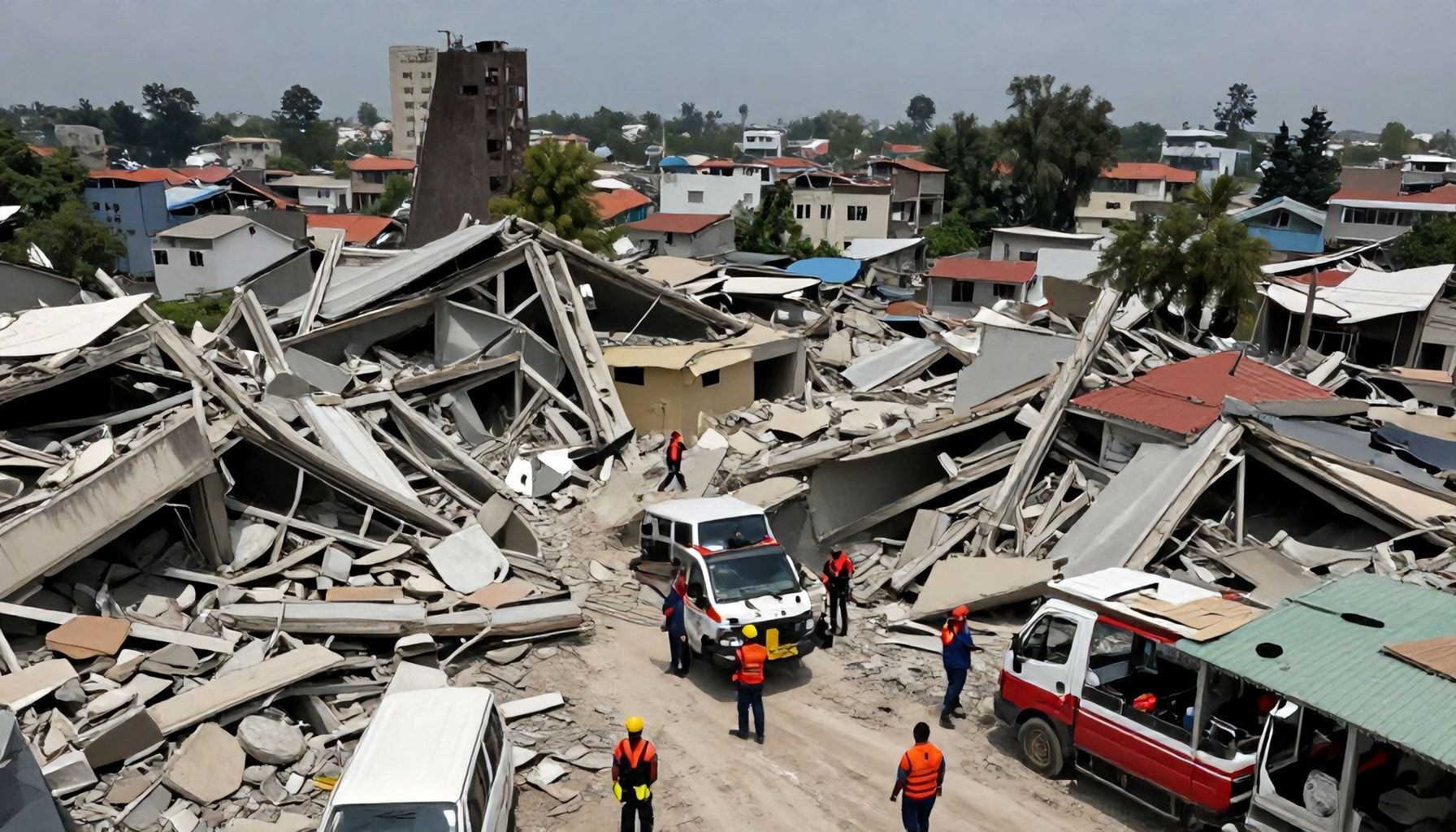 Zonas más afectadas por el temblor