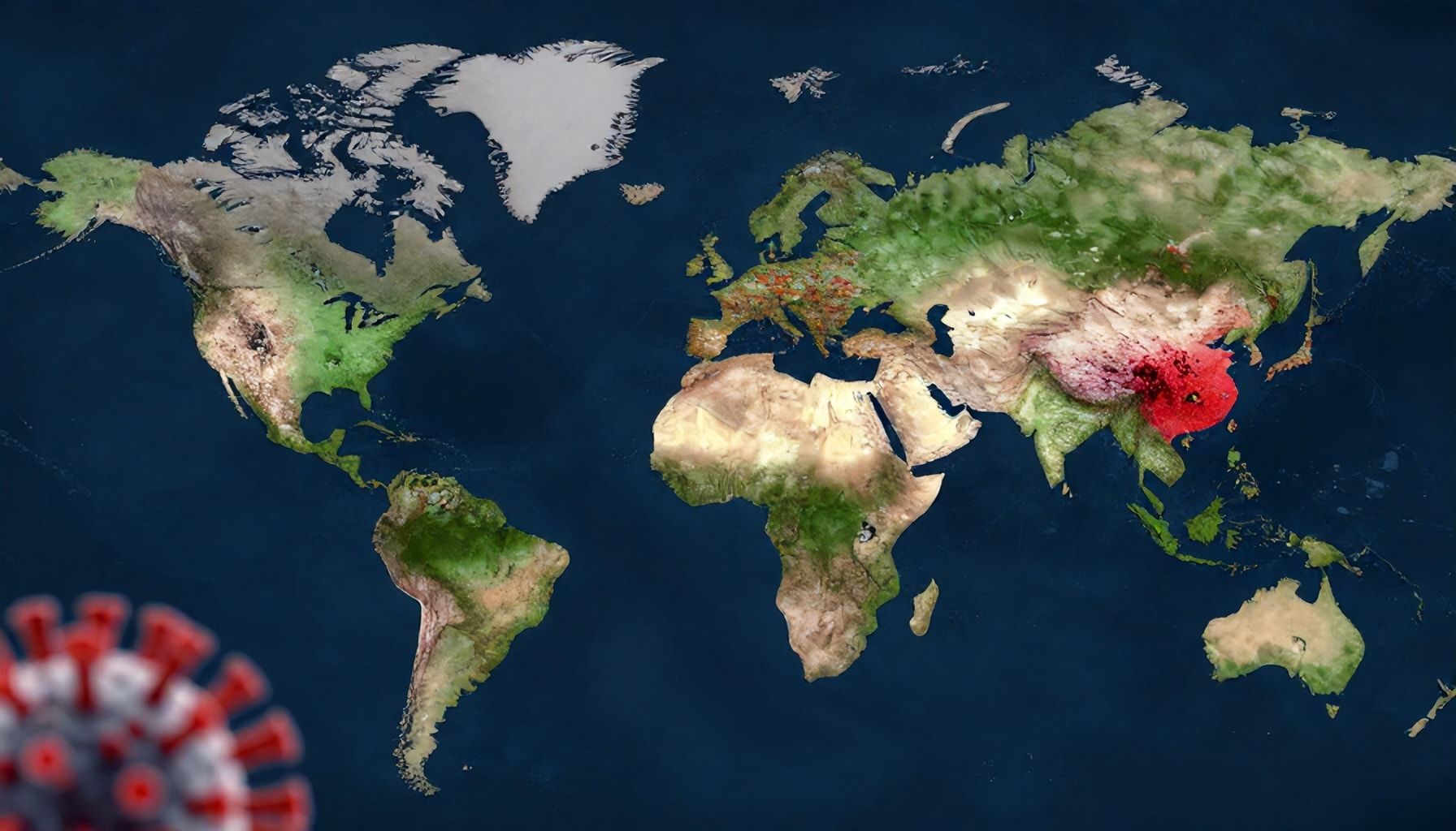 Zonas más afectadas por el virus
