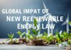 Impacto Global de la Nueva Ley de Energías Renovables Global Impact of the New Renewable Energy Law