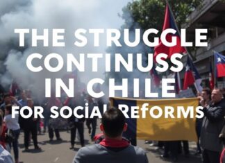 La Lucha Continúa: Protestas en Chile por Reformas Sociales The Struggle Continues: Protests in Chile for Social Reforms