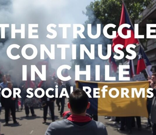 La Lucha Continúa: Protestas en Chile por Reformas Sociales The Struggle Continues: Protests in Chile for Social Reforms