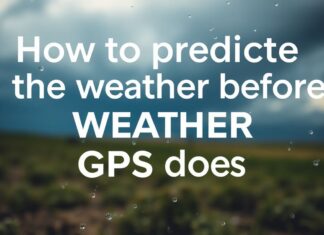 Cómo predecir el clima antes de que el GPS lo haga How to predict the weather before GPS does