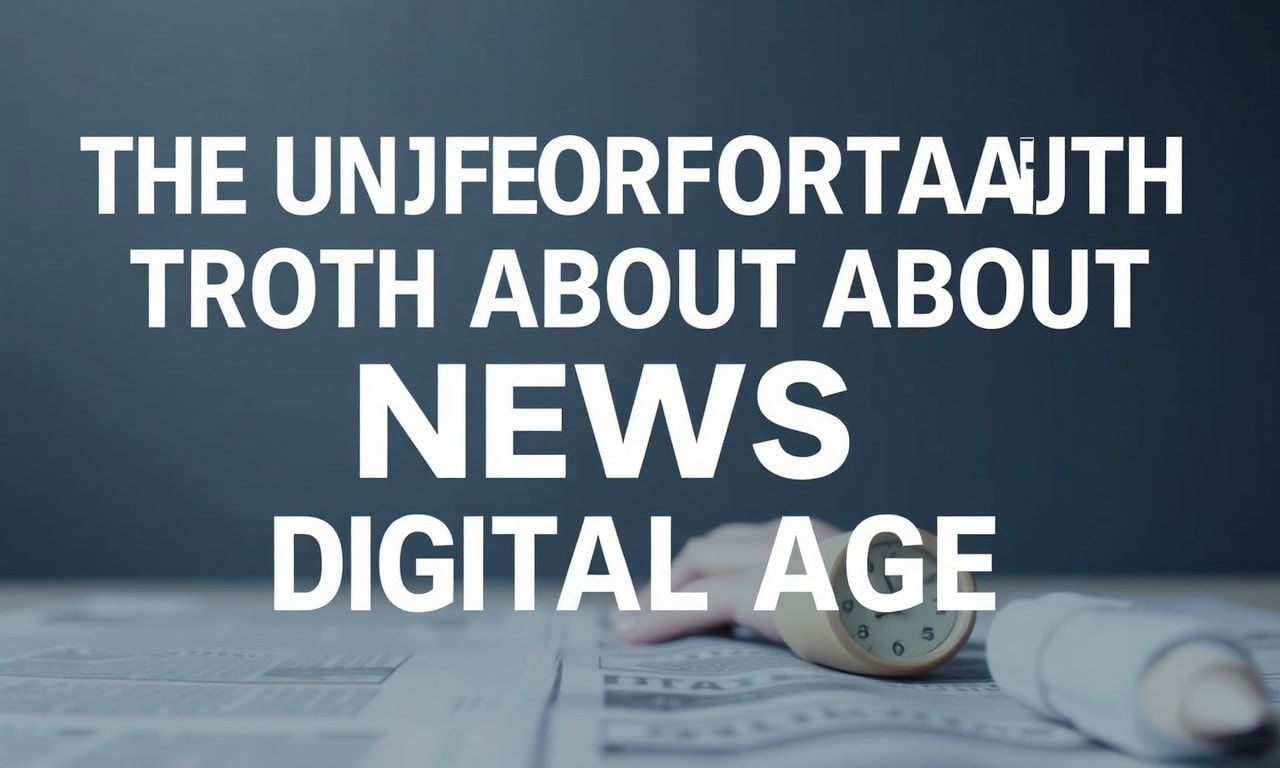 La Verdad Incómoda Sobre las Noticias en la Era Digital